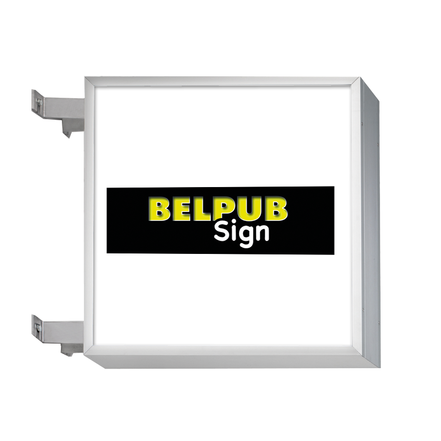 Lichtbakken van Belpub Sign