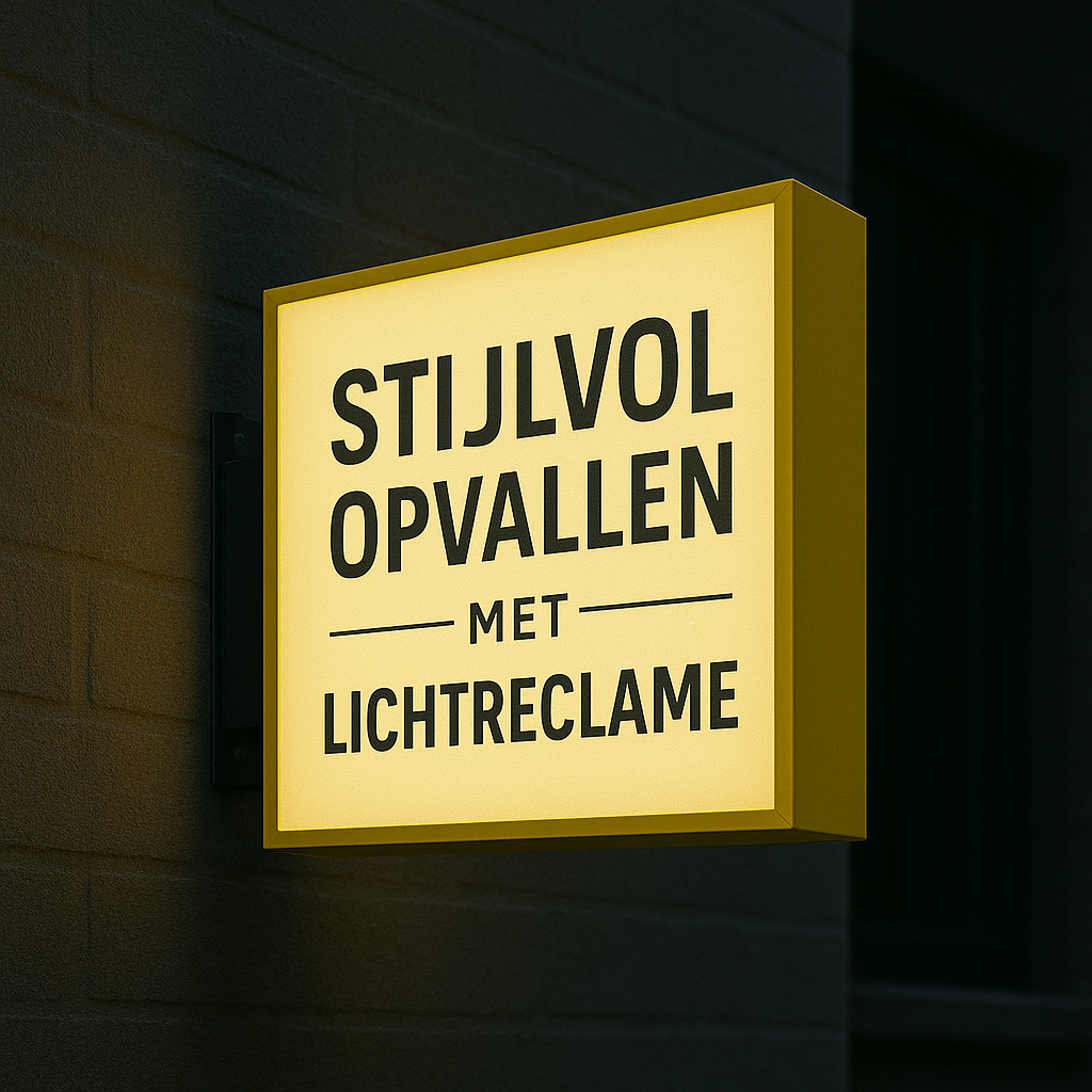 Lichtreclame op maat